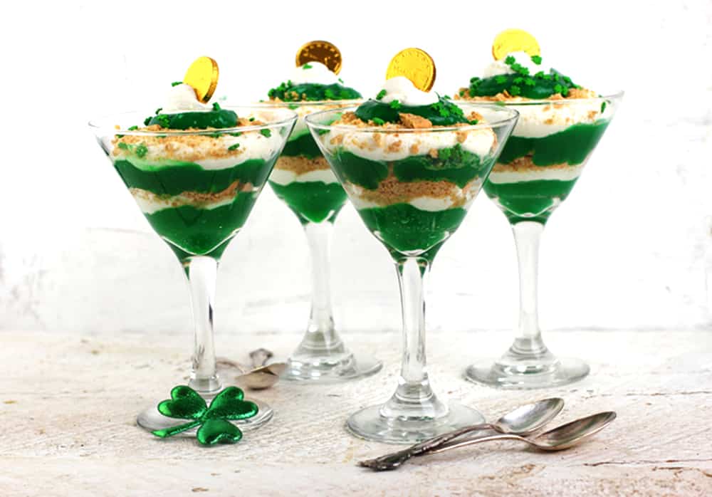St. Patrick’s Day Green Trifle via 365 Days of Easy Recipes